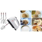 مضرب يدوي كهربائي 7 سرعات تربو 4 مضرب من الإستانلس ستيل Portable Hand Mixer Machine - الصورة 11