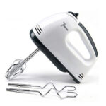 مضرب يدوي كهربائي 7 سرعات تربو 4 مضرب من الإستانلس ستيل Portable Hand Mixer Machine - الصورة 4