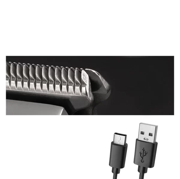 ⁦مكنة حلاقة الشعر كيمي 1949A السوبر Kemei KM-1949A One Blade For Men Face Shaver⁩ - الصورة ⁦6⁩