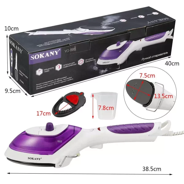 ⁦مكواة بخار للملابس والاقمشة Steam Iron1000 وات⁩ - الصورة ⁦21⁩