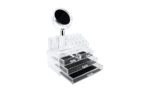 منظم مكياج بمرايا 4 درج - Mirrored makeup organizer - الصورة 3
