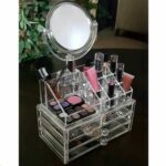 منظم مكياج بمرايا 4 درج - Mirrored makeup organizer - الصورة 5