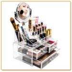 منظم مكياج بمرايا 4 درج - Mirrored makeup organizer - الصورة 8