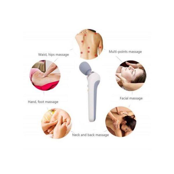 ⁦يد المساج السحرية - جهاز تدليك الجسم والرقبة والقدم في المنزل Magic Wand Massager⁩ - الصورة ⁦4⁩