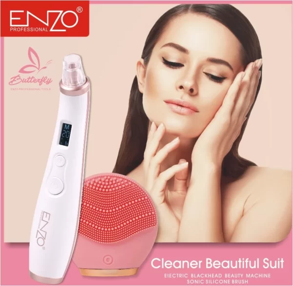 جهاز شفط دهون الوجه 2 في 1 وإزالة الرؤوس السوداء Enzo Blackhead Removal Machine EN-215 - Image 9