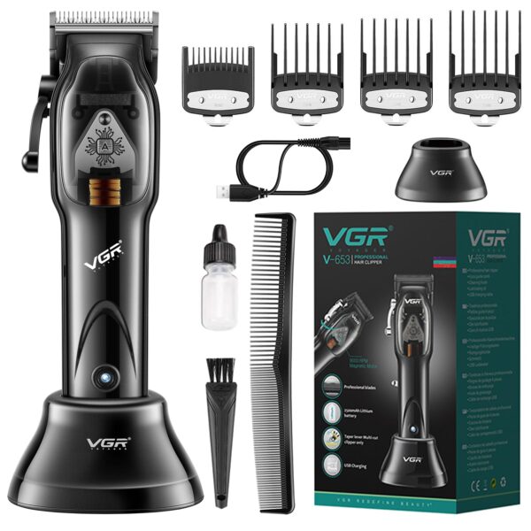 V-269– ماكينة حلاقة كهربائية احترافية. قابله للشحن للرجال - Image 2