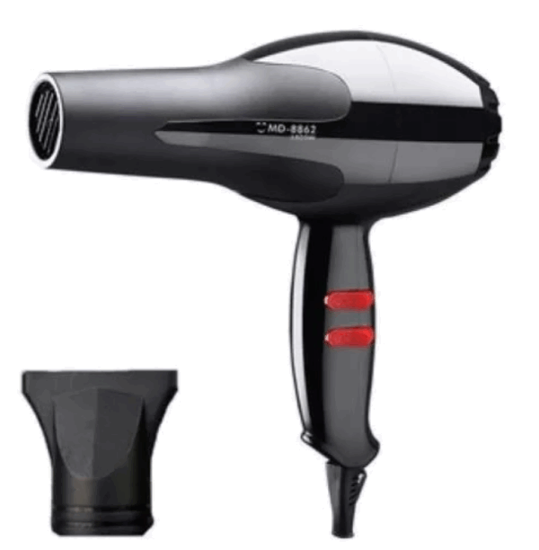 BR-2288 استشوار + مكواة فرد الشعر Kemei KM-328 - Image 4