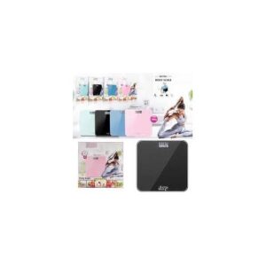 Smart Digital Body Scale 180KG - High Precision Tempered Glass BMI Weight Scale with Auto Calibration - KD7001