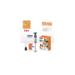 PowerPro 1000W 3-in-1 Hand Blender with Turbo Boost - KM1146 (Stainless Steel Blades & 700ml Cup)
