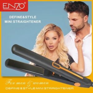Enzo مكواة مينى لفرد الشعر سيراميك - 400 فهرنهايت EN5009