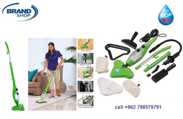X5 H2O Steam Mop - المساحة البخارية 5 فى 1 - مكواة الستائر والملابس و مزيلة لبقع المفروشات - Image 6