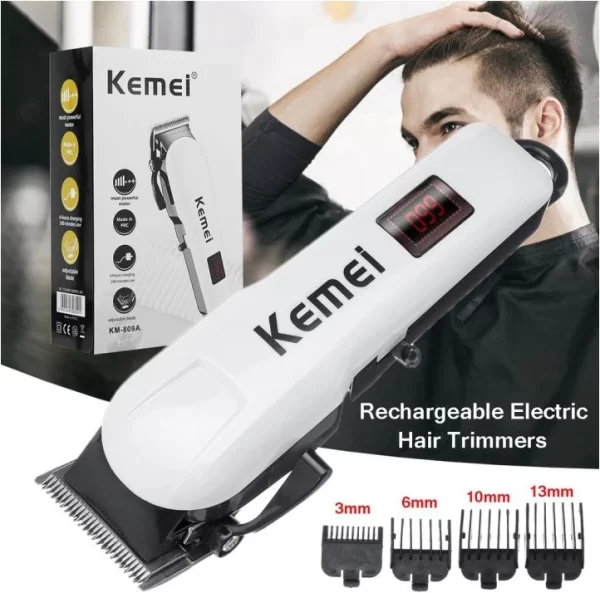 Kemei ماكينة حلاقة احترافية KM-809A لحلاقة الشعر واللحية - Image 5