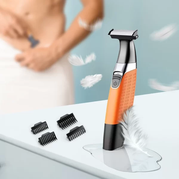 Kemei ماكينة كيمي لحلاقة الشعر والوجه والجسم والاماكن الحساسة KM-1910 - Image 8
