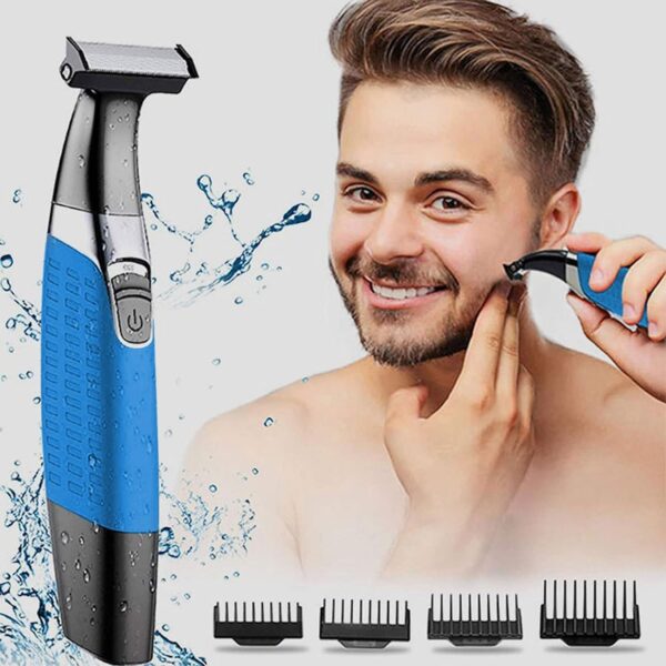Kemei ماكينة كيمي لحلاقة الشعر والوجه والجسم والاماكن الحساسة KM-1910 - Image 5
