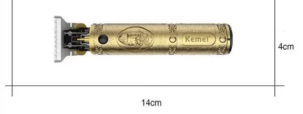Kemei ماكينه الحلاقه الاحترافيه كيمى جسم معدنى زيرو موس km-700B - Image 6