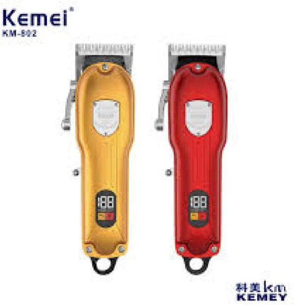 Km-802 - ماكينة حلاقة كهربائية احترافية. قابله للشحن للرجال - Image 5