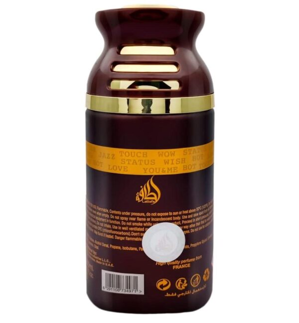 Lattafa Ramz Lattafa for Men - Long Lasting Arabic Perfume Body Spray 250ml - Image 2