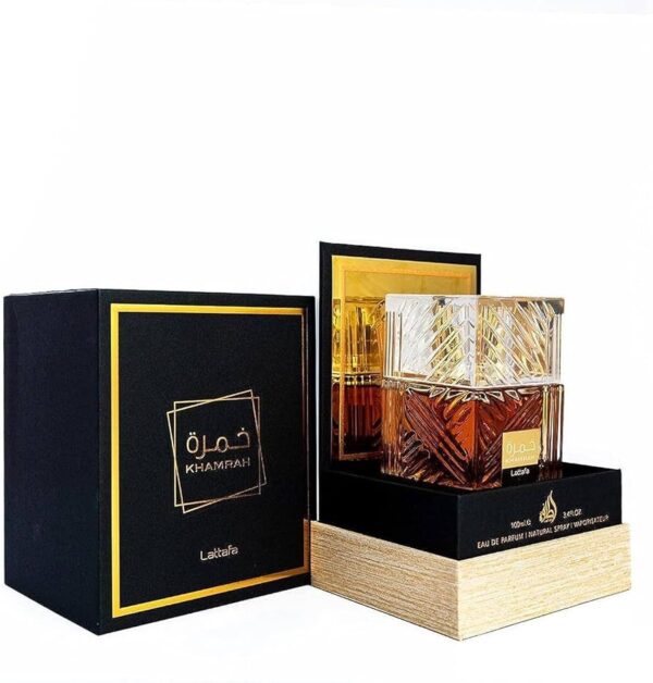 Lattafa Khumrah Eau de Parfum - Unisex Oriental Spicy Gourmand Fragrance with Coffee & Vanilla