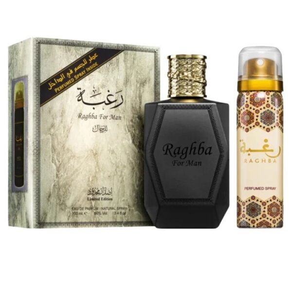 Lattafa Raghba Eau De Parfum + Spray for Men - Fresh Citrus & Sandalwood Summer Scent - Image 2