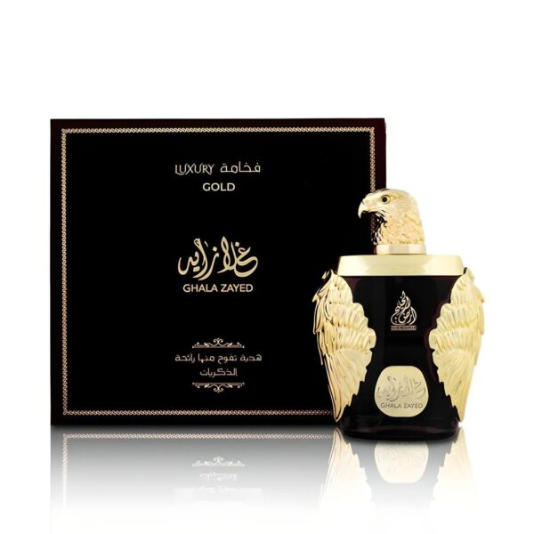 Mamlakat Al Oud Ardh Al Khaleej Ghala Zayed Luxury Gold Oud Perfume for Men - Amber & Musk Sensation - Image 2