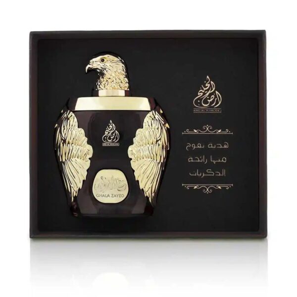 Mamlakat Al Oud Ardh Al Khaleej Ghala Zayed Luxury Gold Oud Perfume for Men - Amber & Musk Sensation - Image 3