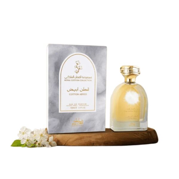عطر قطن ابيض او دي بيرفيوم للنساء من مملكة العود - بتلات الفانيليا والمسك - Image 3
