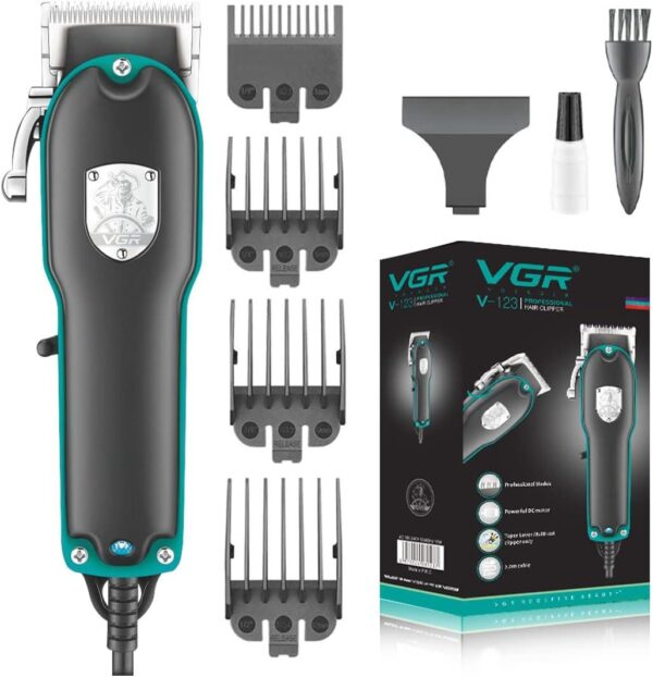 ماكينة الحلاقة VGR V-123 الاحترافية   للصالونات والمحترفين - Image 5