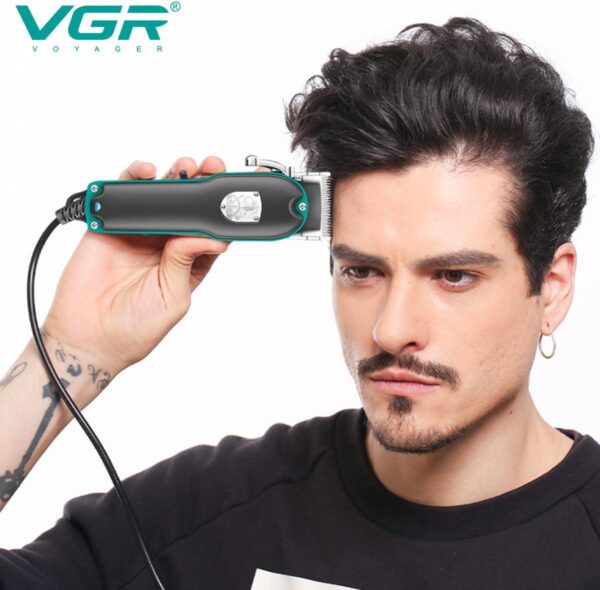 ماكينة الحلاقة VGR V-123 الاحترافية   للصالونات والمحترفين - Image 7