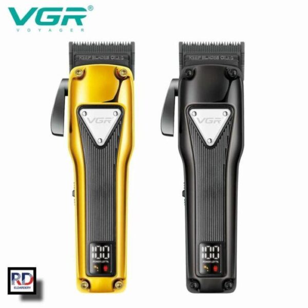 V-137 - ماكينة حلاقة كهربائية احترافية للرجال بقابليّة شحن سريعة ورؤوس متعددة - Image 2