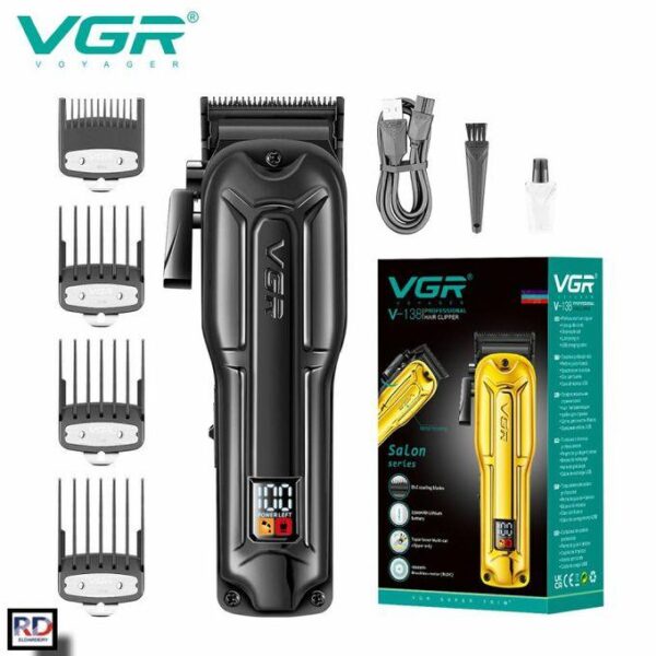 ماكينة الحلاقة الاحترافية المعدنية VGR V-138 - Image 4