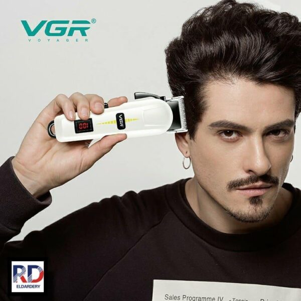 ماكينة حلاقة كهربائية احترافية للرجال - V-213 - قابلة للشحن بتقنية قص متطورة - Image 5