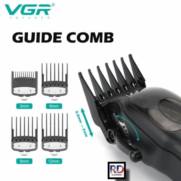 V-269– ماكينة حلاقة كهربائية احترافية. قابله للشحن للرجال - Image 9