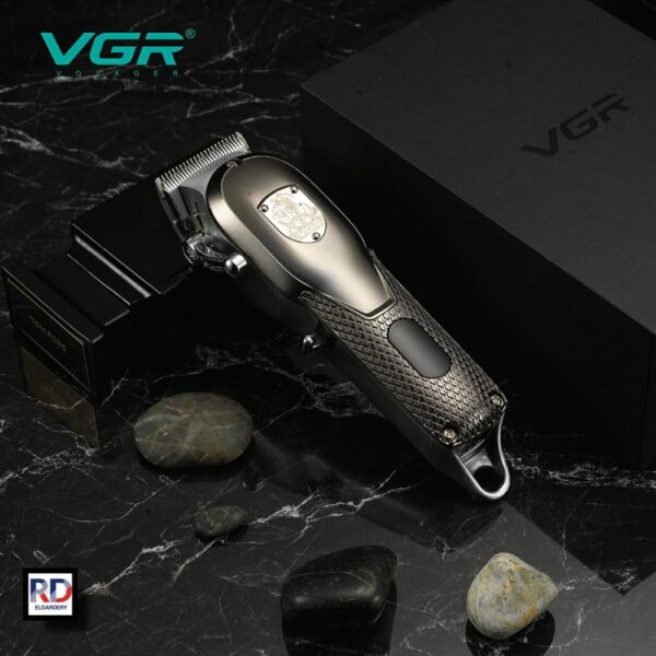 V-276 - ماكينة حلاقة كهربائية احترافية للرجال - قابلة للشحن بتقنية قص دقيقة - Image 2