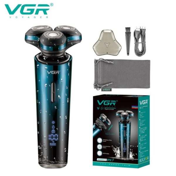 V-311 - ماكينة حلاقة وتنعيم للرجال قابلة للشحن - متعددة الاستخدامات - Image 5