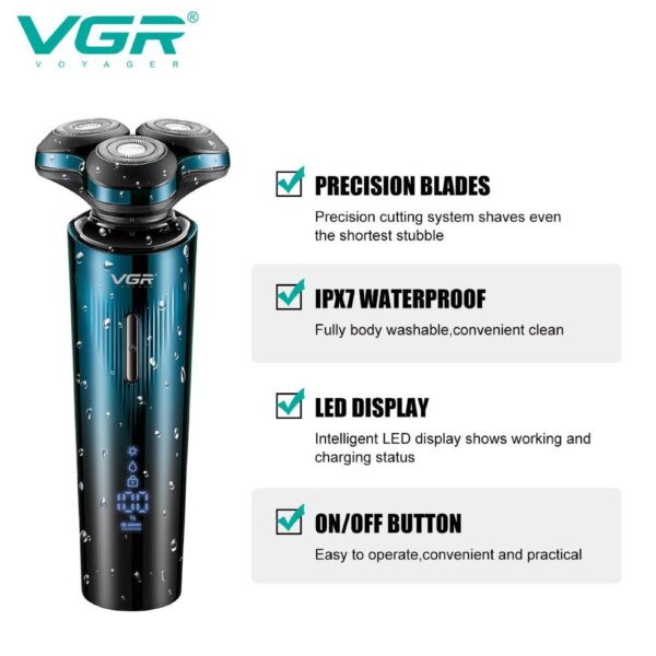 V-311 - ماكينة حلاقة وتنعيم للرجال قابلة للشحن - متعددة الاستخدامات - Image 7
