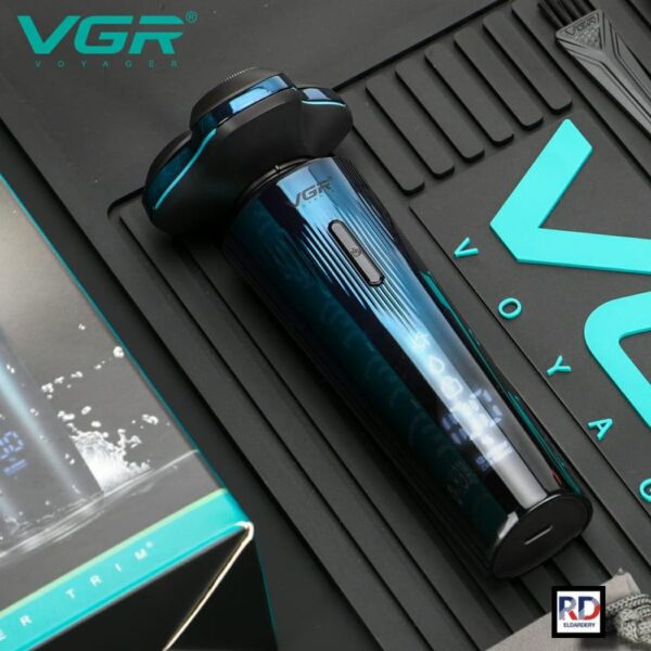 V-313 - ماكينة حلاقة وتنعيم للرجال قابلة للشحن مع رؤوس متعددة - Image 7