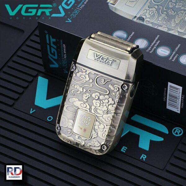 V-336 ماكينة حلاقة وتنعيم الذقن للرجال قابلة للشحن - احترافية ودقيقة - Image 4