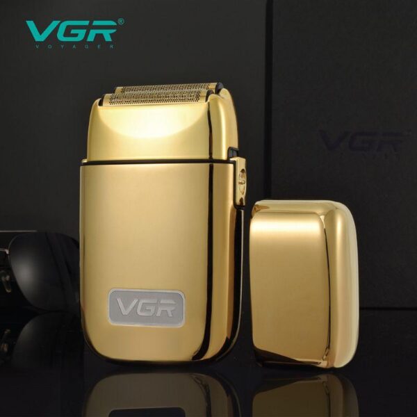 V-398 - ماكينة حلاقة وتنعيم للرجال قابلة للشحن مع رؤوس متعددة - Image 6