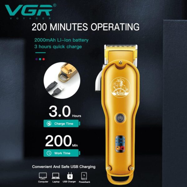 ماكينة حلاقة الشعر الاحترافية VGR V-650 - Image 2
