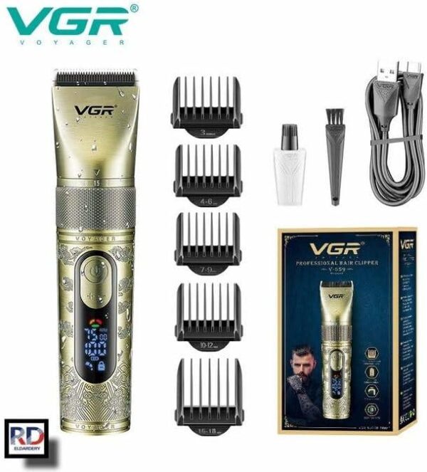 ماكينة حلاقة كهربائية للرجال بدون سلك - V659 - Image 2