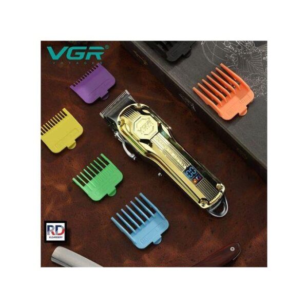 V-672 - ماكينة حلاقة كهربائية احترافية للرجال - قابلة للشحن بتقنية متطورة - Image 3