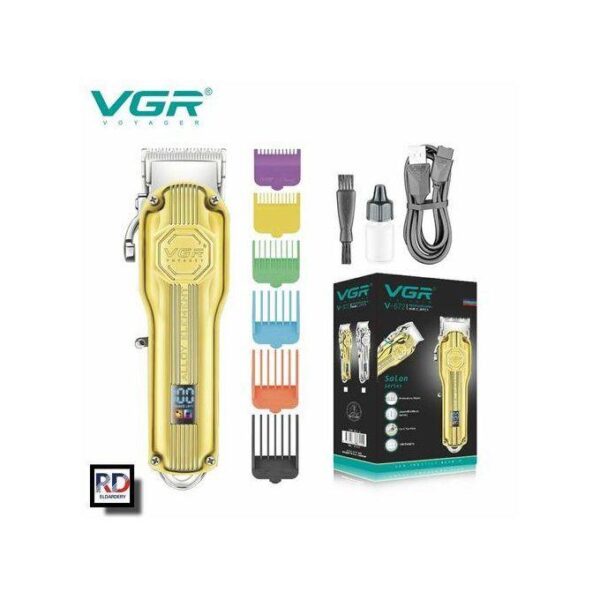 V-672 - ماكينة حلاقة كهربائية احترافية للرجال - قابلة للشحن بتقنية متطورة - Image 6