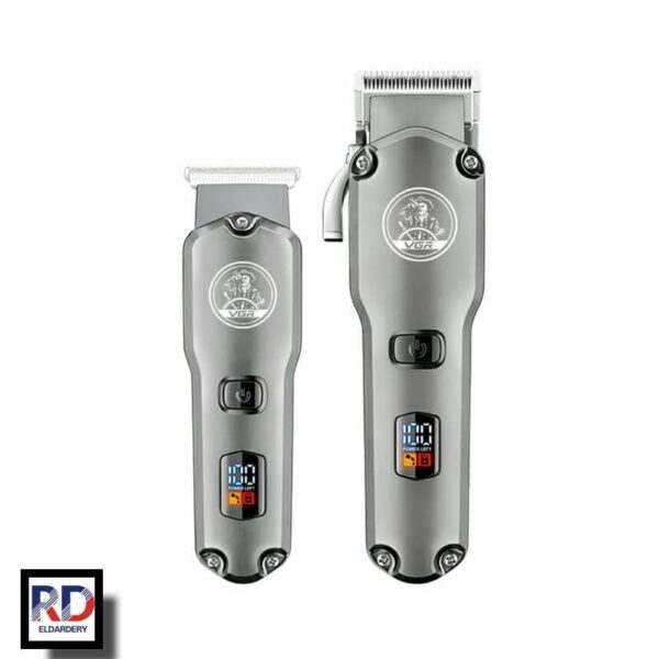 V-675 - ماكينة حلاقة كهربائية للرجال بدون سلك - قابلة للشحن مع رؤوس متعددة - Image 5