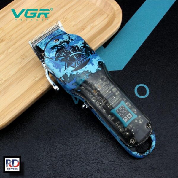 V-685 - ماكينة حلاقة كهربائية احترافية للرجال - شفرات دقيقة وسريعة مع بطارية قوية - Image 8