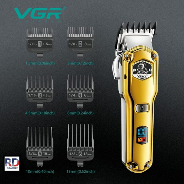 Professional Rechargeable Electric Shaver for Men - V693 with Multi-Head Trimmer & Long Battery Life - Image 5