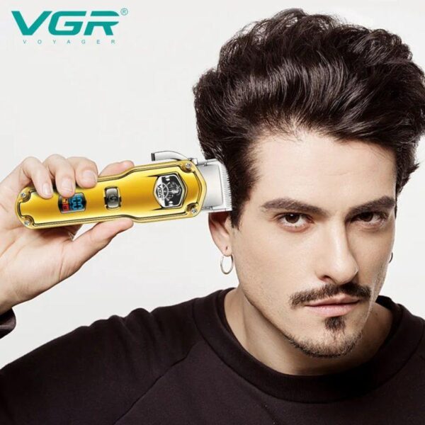 Professional Rechargeable Electric Shaver for Men - V693 with Multi-Head Trimmer & Long Battery Life - Image 8