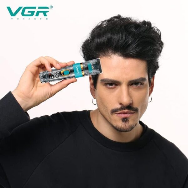 V-695 - ماكينة حلاقة وتشذيب اللحية للرجال قابلة للشحن - احترافية متعددة الاستخدامات - Image 5