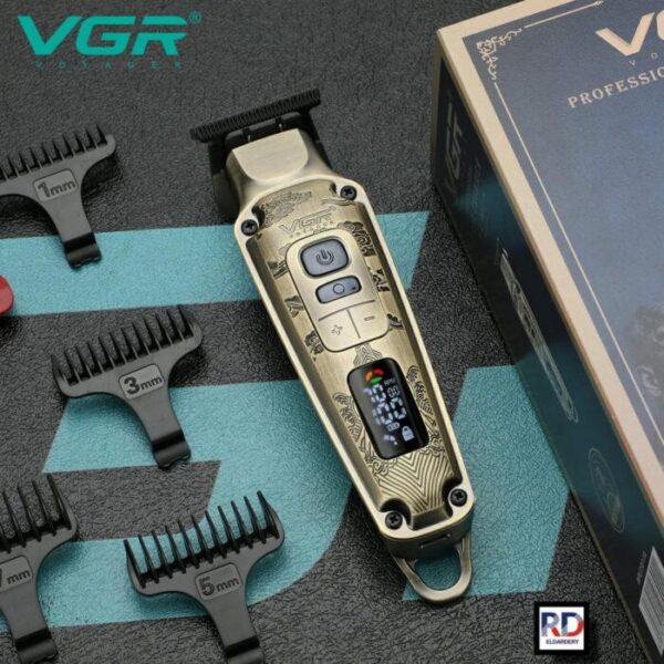 ماكينة قص وحلاقة الشعر للرجال بالشحن VGR V-901 - Image 3