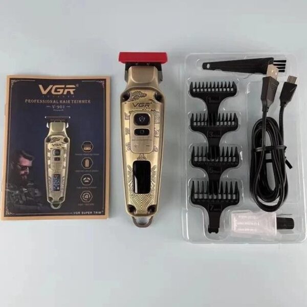 ماكينة قص وحلاقة الشعر للرجال بالشحن VGR V-901 - Image 5