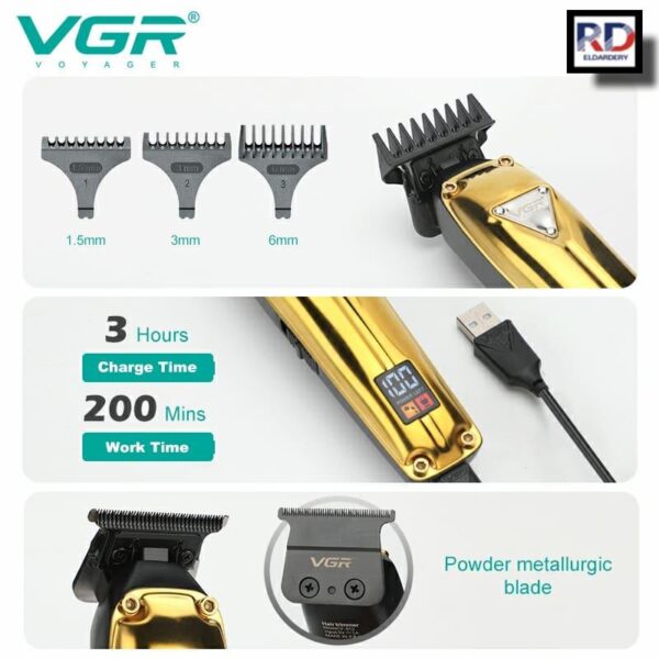 ماكينة حلاقة الشعر الاصلية VGR v-912 - Image 6